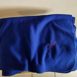 L.L. Bean fleece blanket monogrammed